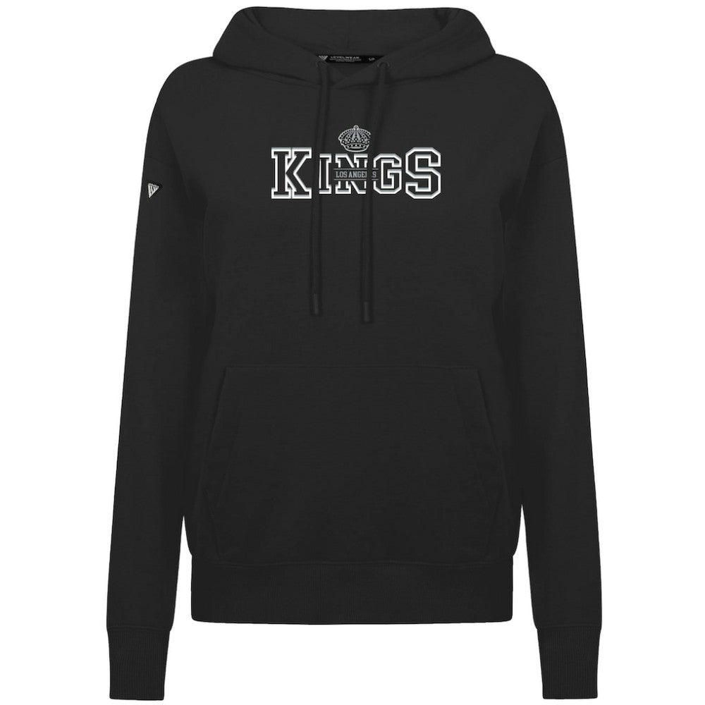Los Angeles Kings Levelwear Women's Adorn Journey Pullover Hoodie - Black Hoodies