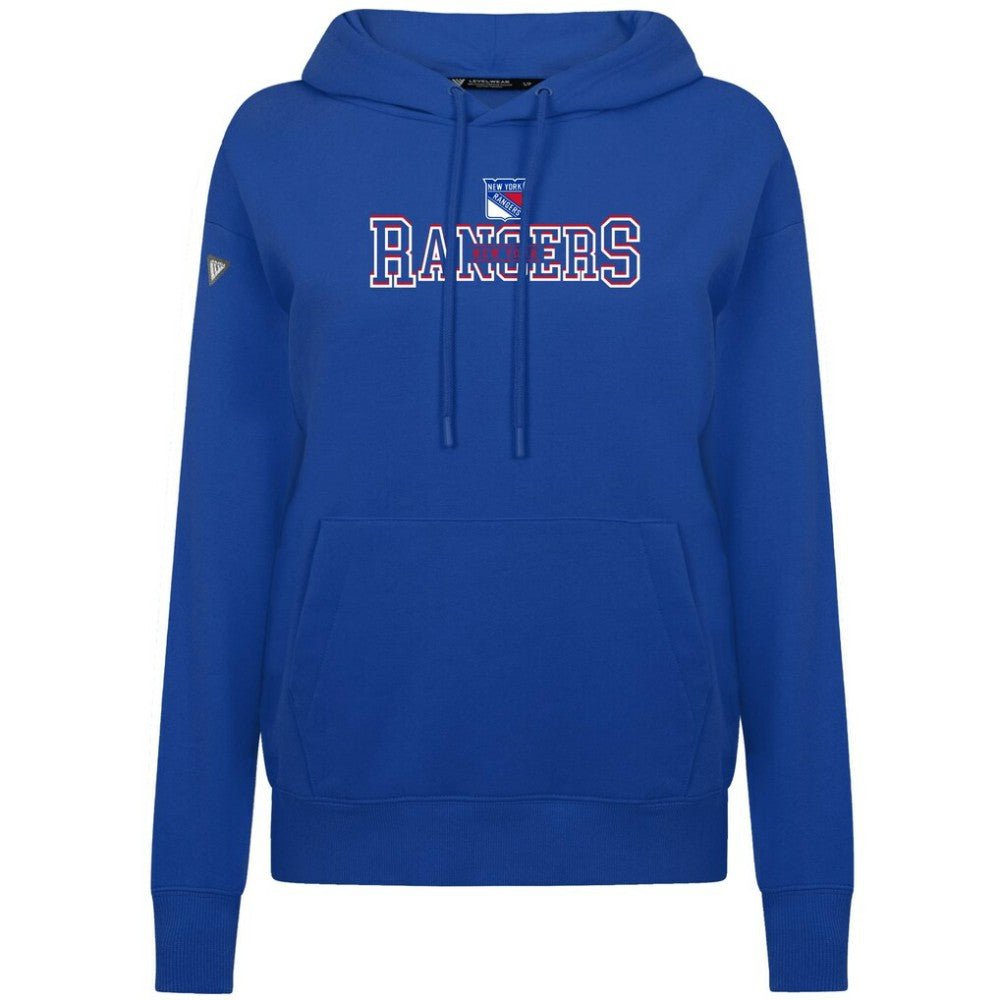 New York Rangers Levelwear Women's Adorn Journey Pullover Hoodie - Royal Hoodies