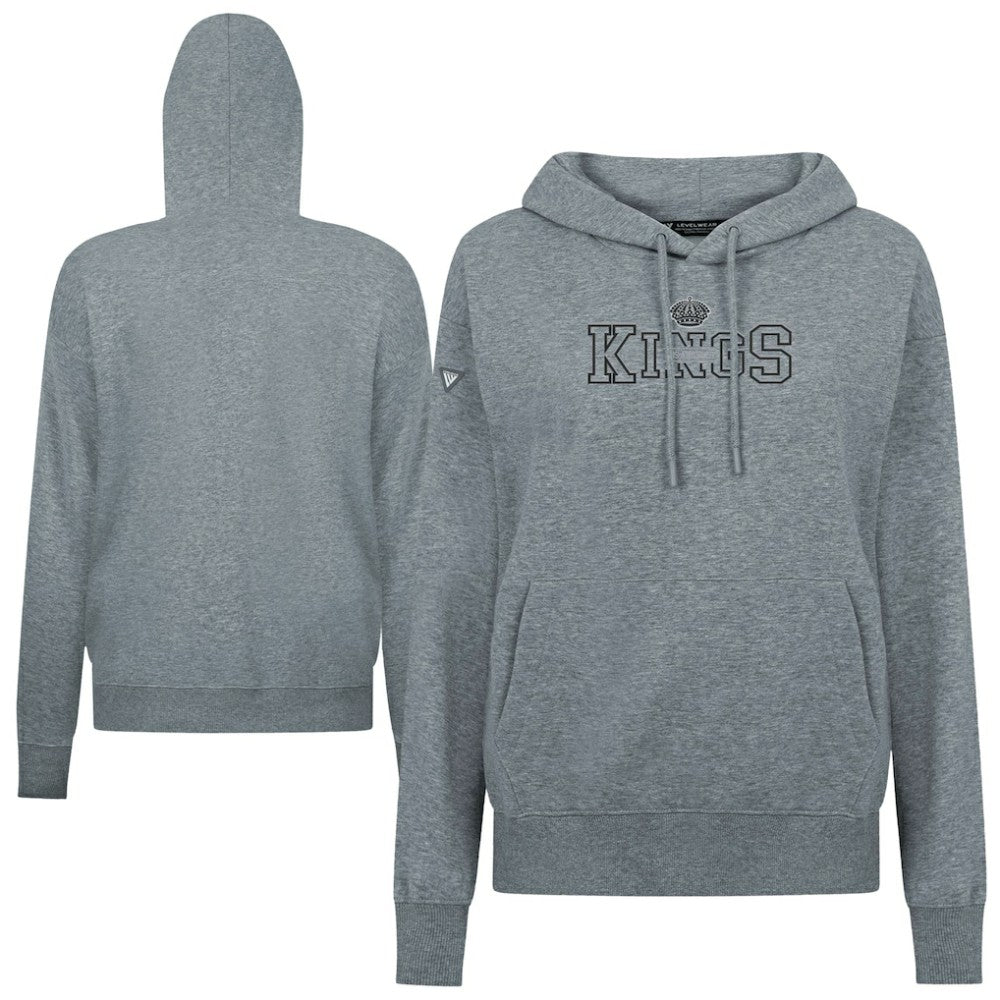 Los Angeles Kings Levelwear Women's Adorn Journey Pullover Hoodie - Gray Hoodies