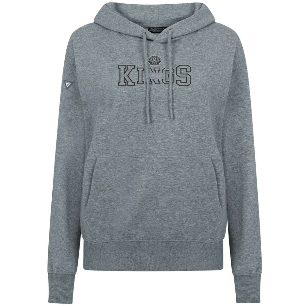 Los Angeles Kings Levelwear Women's Adorn Journey Pullover Hoodie - Gray Hoodies