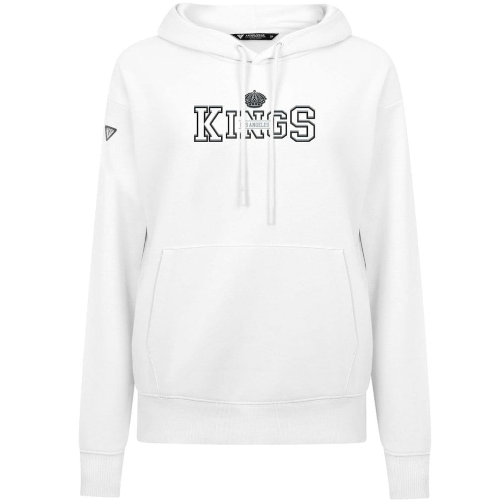 Los Angeles Kings Levelwear Women's Adorn Journey Pullover Hoodie - White Hoodies