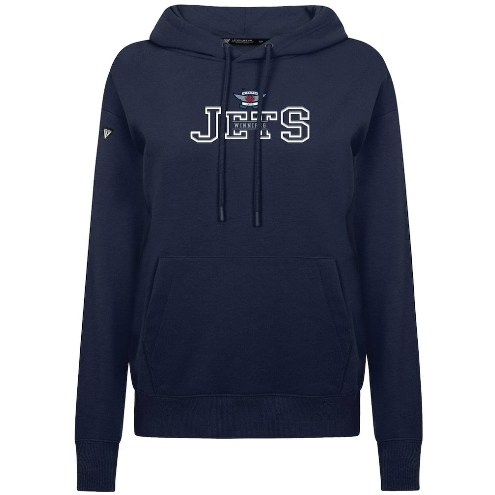 Winnipeg Jets Levelwear Women's Adorn Journey Pullover Hoodie - Navy Hoodies