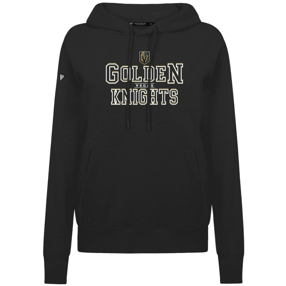 Vegas Golden Knights Levelwear Women's Adorn Journey Pullover Hoodie - Black Hoodies