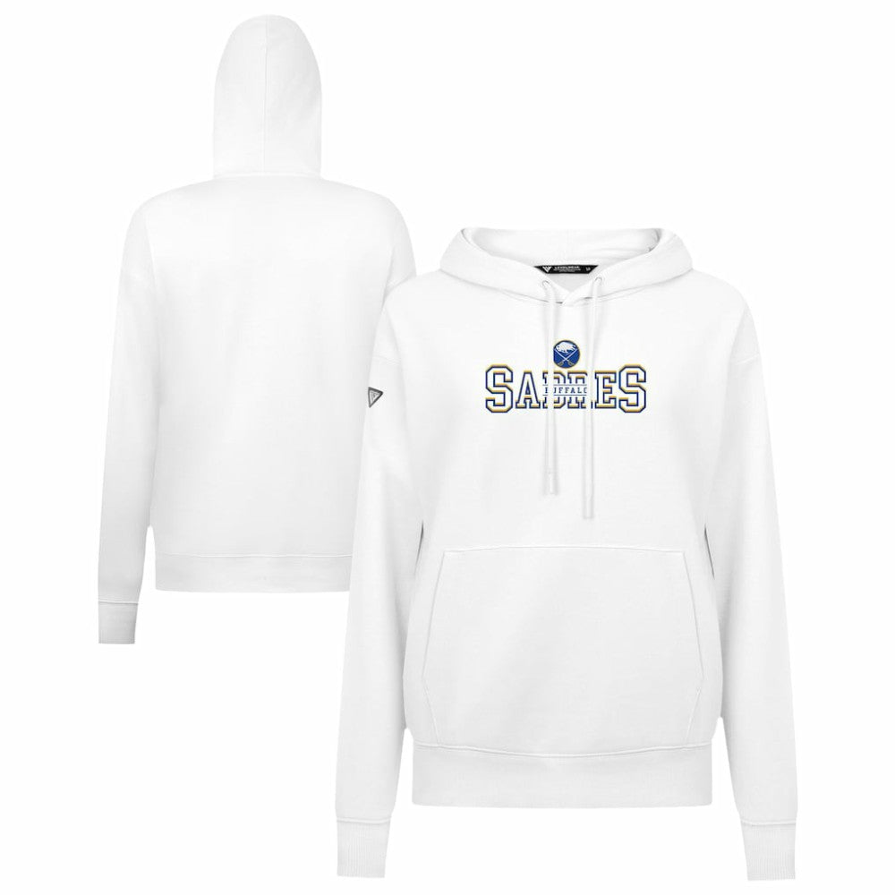 Buffalo Sabres Levelwear Women's Adorn Journey Pullover Hoodie - White Hoodies
