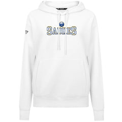 Buffalo Sabres Levelwear Women's Adorn Journey Pullover Hoodie - White Hoodies