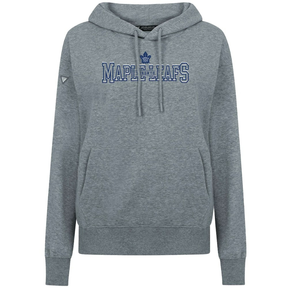 Toronto Maple Leafs Levelwear Women's Adorn Journey Pullover Hoodie - Gray Hoodies