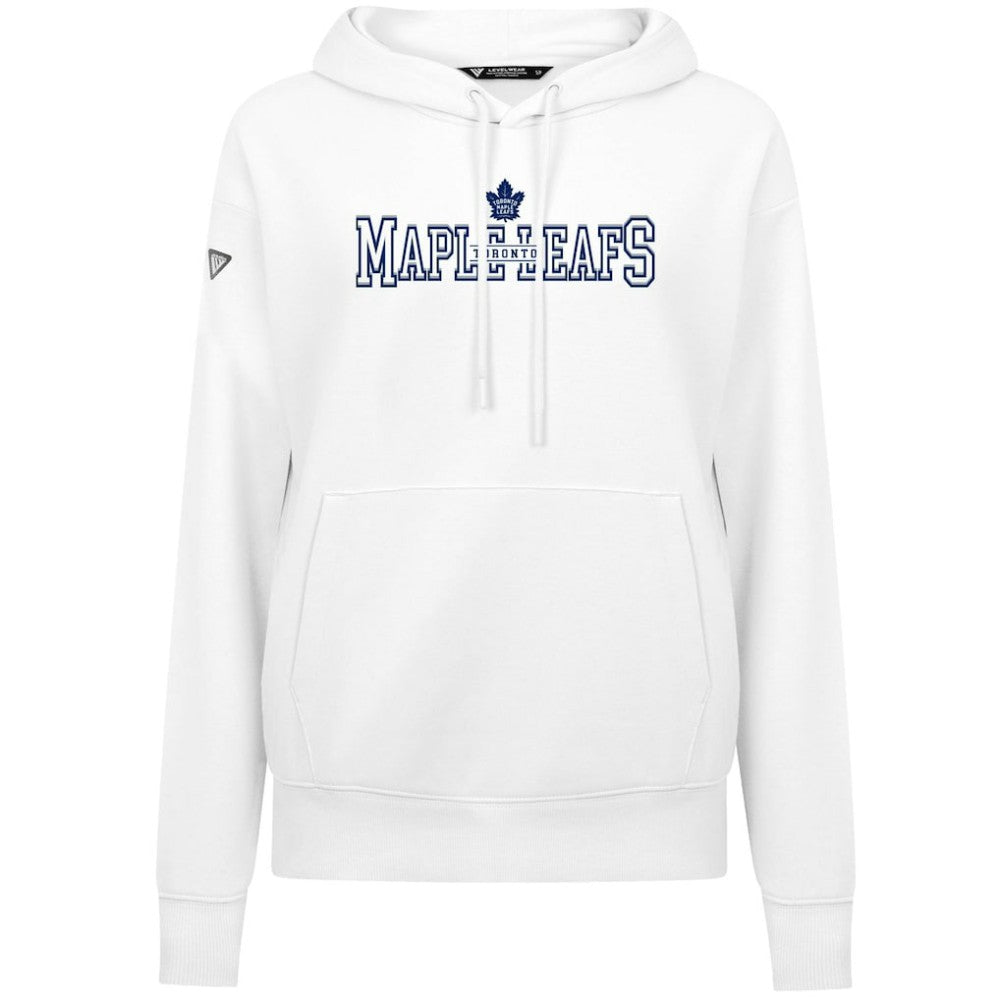 Toronto Maple Leafs Levelwear Women's Adorn Journey Pullover Hoodie - White Hoodies
