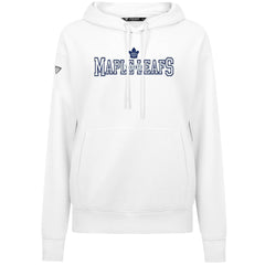 Toronto Maple Leafs Levelwear Women's Adorn Journey Pullover Hoodie - White Hoodies
