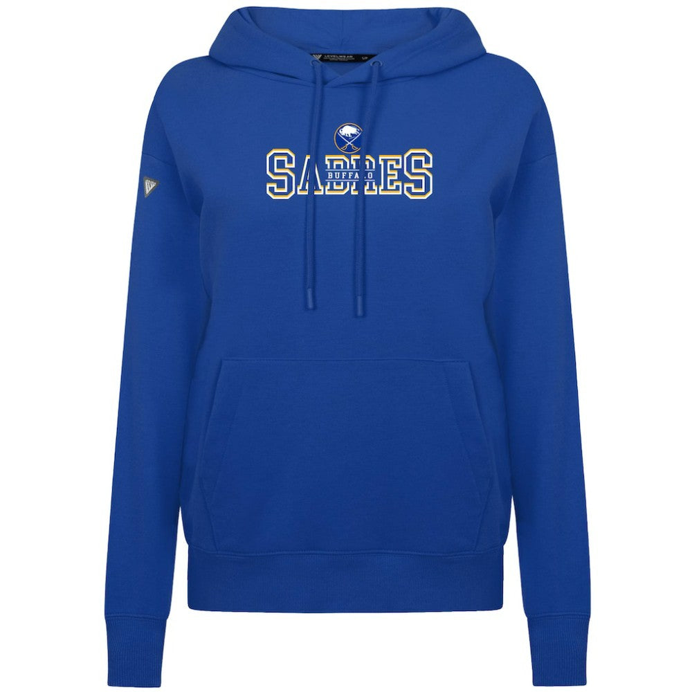 Buffalo Sabres Levelwear Women's Adorn Journey Pullover Hoodie - Royal Hoodies