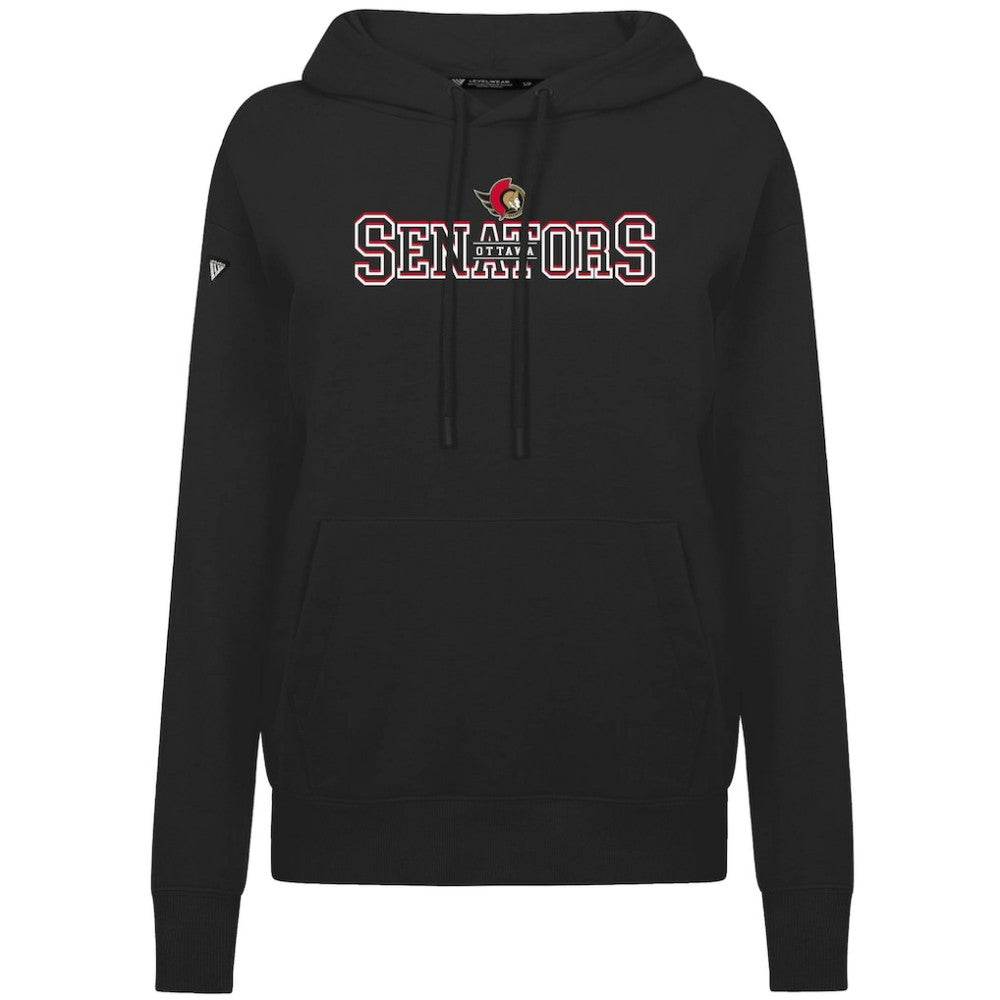 Ottawa Senators Levelwear Women's Adorn Journey Pullover Hoodie - Black Hoodies