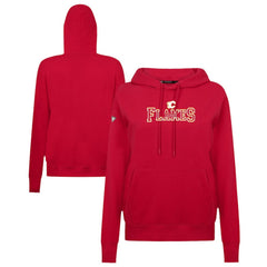 Calgary Flames Levelwear Women's Adorn Journey Pullover Hoodie - Red Hoodies