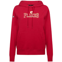 Calgary Flames Levelwear Women's Adorn Journey Pullover Hoodie - Red Hoodies