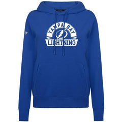 Tampa Bay Lightning Levelwear Women's Adorn Banner Arch Pullover Hoodie - Royal Hoodies