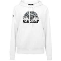 Los Angeles Kings Levelwear Women's Adorn Banner Arch Pullover Hoodie - White Hoodies