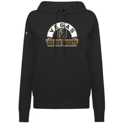 Vegas Golden Knights Levelwear Women's Adorn Banner Arch Pullover Hoodie - Black Hoodies