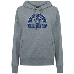 Toronto Maple Leafs Levelwear Women's Adorn Banner Arch Pullover Hoodie - Gray Hoodies