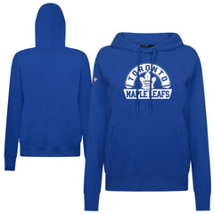 Toronto Maple Leafs Levelwear Women's Adorn Banner Arch Pullover Hoodie - Royal Hoodies