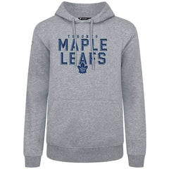 Toronto Maple Leafs Levelwear Podium Carve Pullover Hoodie - Gray Hoodies