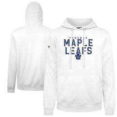 Toronto Maple Leafs Levelwear Podium Carve Pullover Hoodie - White Hoodies