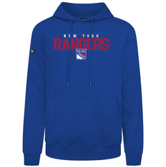 New York Rangers Levelwear Podium Carve Pullover Hoodie - Royal Hoodies
