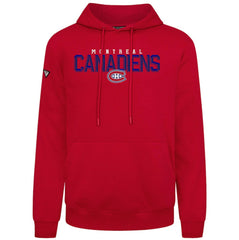 Montreal Canadiens Levelwear Podium Carve Pullover Hoodie - Red Hoodies
