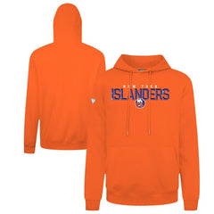New York Islanders Levelwear Podium Carve Pullover Hoodie - Orange Hoodies