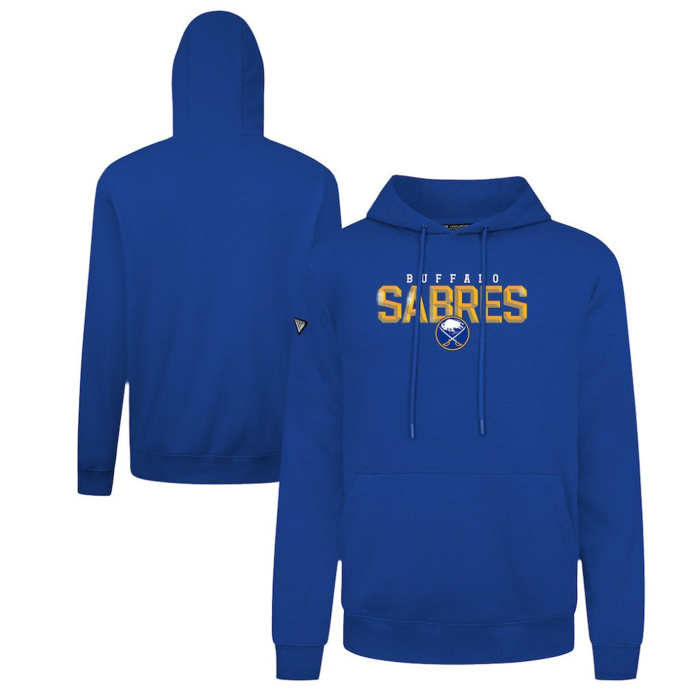 Buffalo Sabres Levelwear Podium Carve Pullover Hoodie - Royal Hoodies