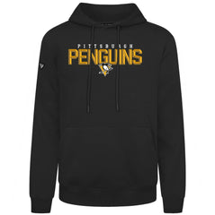 Pittsburgh Penguins Levelwear Podium Carve Pullover Hoodie - Black Hoodies
