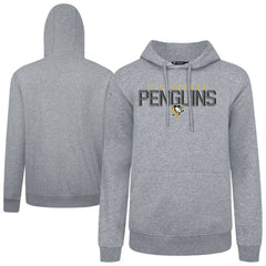 Pittsburgh Penguins Levelwear Podium Carve Pullover Hoodie - Gray Hoodies