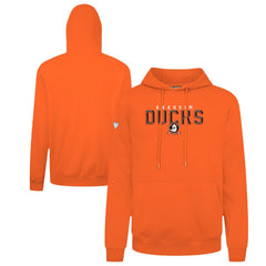 Anaheim Ducks Levelwear Podium Carve Pullover Hoodie - Orange Hoodies