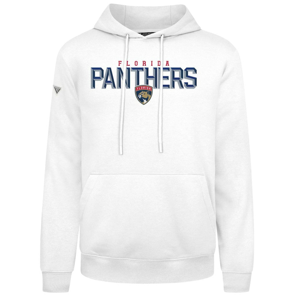Florida Panthers Levelwear Podium Carve Pullover Hoodie - White Hoodies