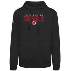 New Jersey Devils Levelwear Podium Carve Pullover Hoodie - Black Jerseys