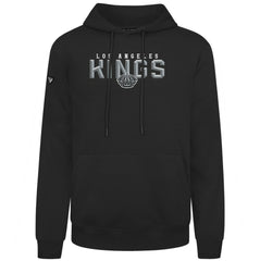 Los Angeles Kings Levelwear Podium Carve Pullover Hoodie - Black Hoodies