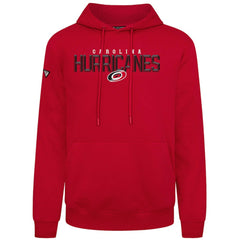 Carolina Hurricanes Levelwear Podium Carve Pullover Hoodie - Red Hoodies