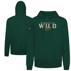 Minnesota Wild Levelwear Podium Carve Pullover Hoodie - Green Hoodies