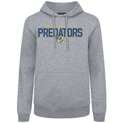 Nashville Predators Levelwear Podium Carve Pullover Hoodie - Gray Hoodies