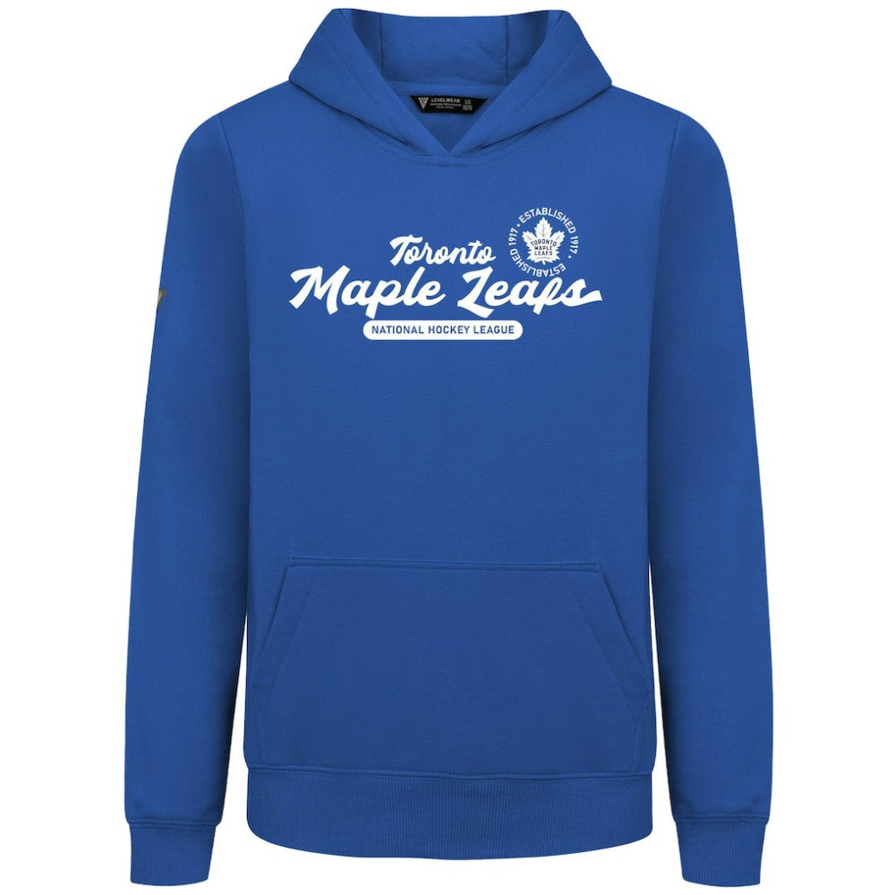 Toronto Maple Leafs Levelwear Youth Podium Monument Pullover Hoodie - Royal Hoodies