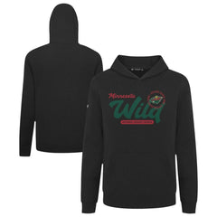 Minnesota Wild Levelwear Youth Podium Monument Pullover Hoodie - Black Hoodies