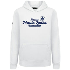 Toronto Maple Leafs Levelwear Youth Podium Monument Pullover Hoodie - White Hoodies