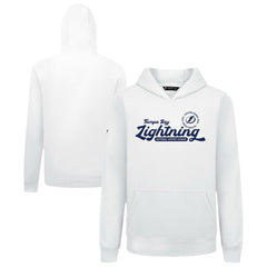 Tampa Bay Lightning Levelwear Youth Podium Monument Pullover Hoodie - White Hoodies