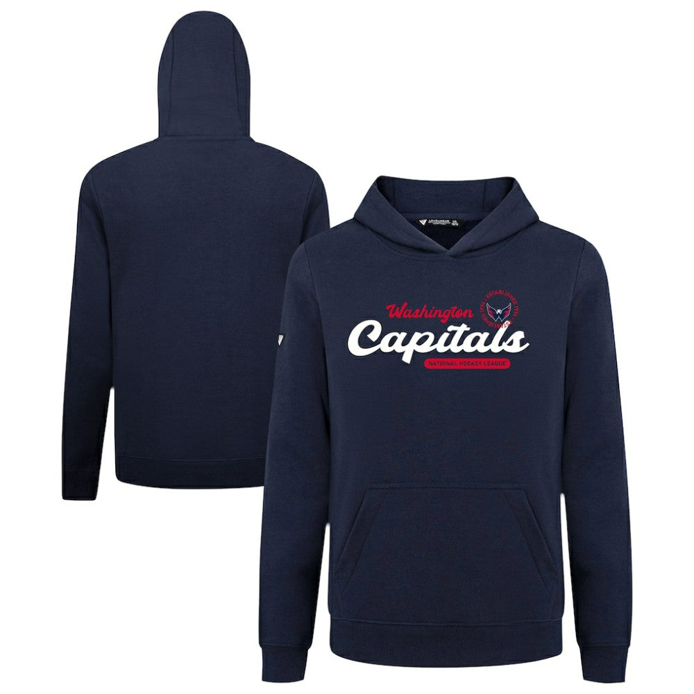 Washington Capitals Levelwear Youth Podium Monument Pullover Hoodie - Navy Hoodies