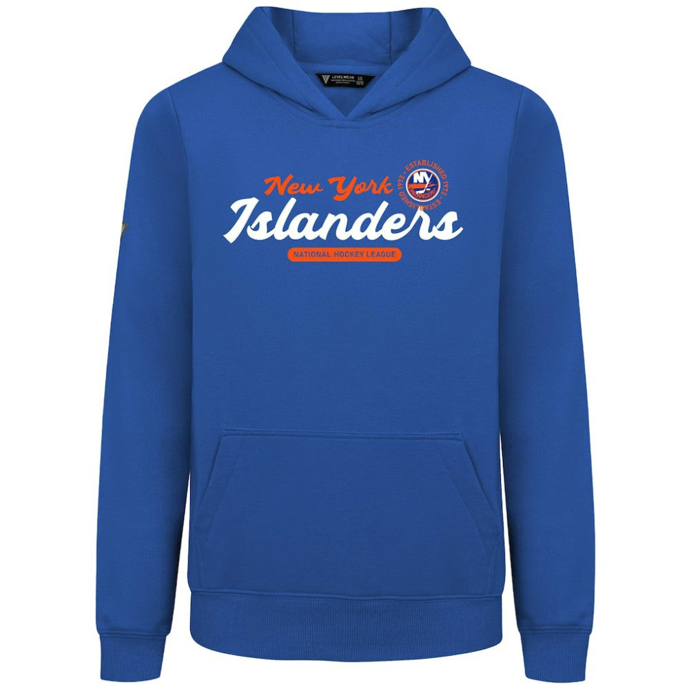 New York Islanders Levelwear Youth Podium Monument Pullover Hoodie - Royal Hoodies