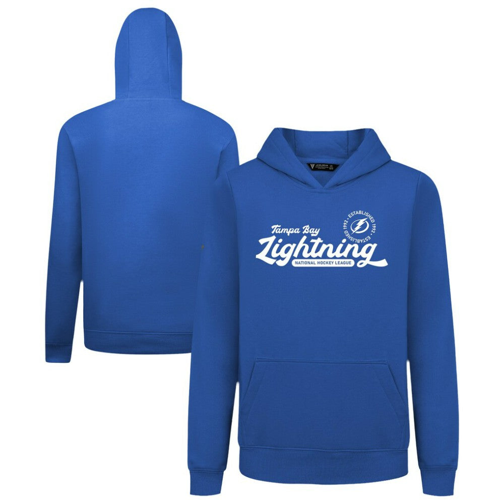 Tampa Bay Lightning Levelwear Youth Podium Monument Pullover Hoodie - Royal Hoodies