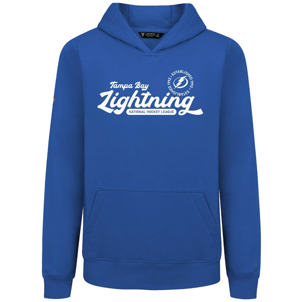 Tampa Bay Lightning Levelwear Youth Podium Monument Pullover Hoodie - Royal Hoodies