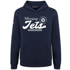 Winnipeg Jets Levelwear Youth Podium Monument Pullover Hoodie - Navy Hoodies