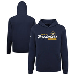 Nashville Predators Levelwear Youth Podium Monument Pullover Hoodie - Navy Hoodies