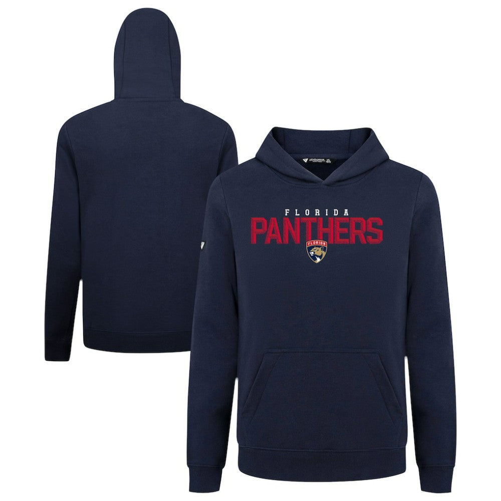 Florida Panthers Levelwear Youth Podium Carve Pullover Hoodie - Navy Hoodies