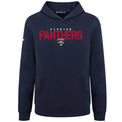 Florida Panthers Levelwear Youth Podium Carve Pullover Hoodie - Navy Hoodies