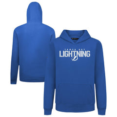 Tampa Bay Lightning Levelwear Youth Podium Carve Pullover Hoodie - Royal Hoodies