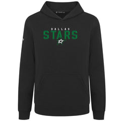 Dallas Stars Levelwear Youth Podium Carve Pullover Hoodie - Black Hoodies